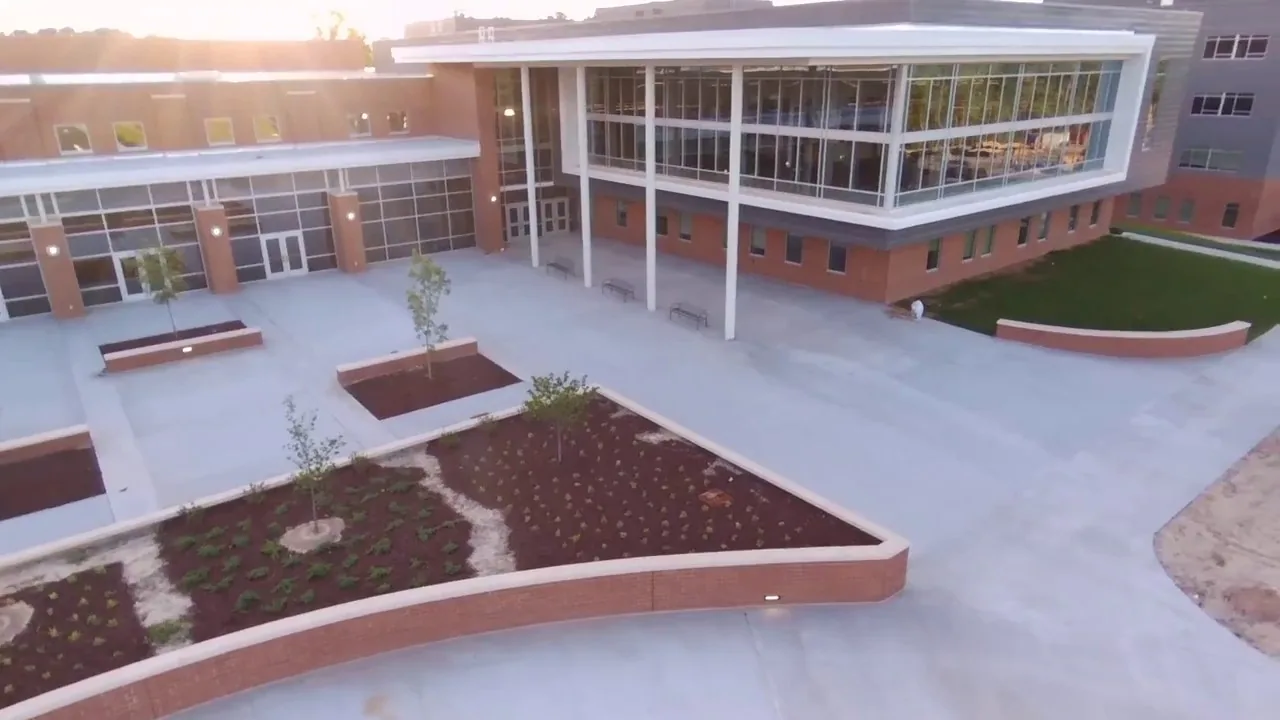Green Level High School on Roberts Road in the Green Level area of west Cary